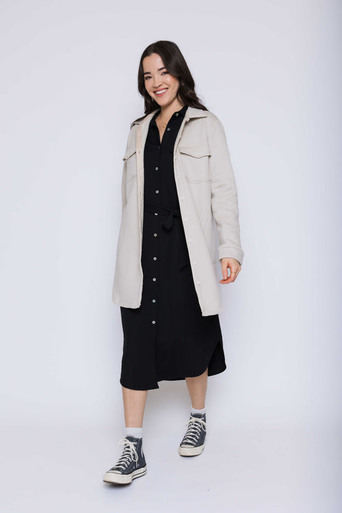 Jackie-Sherpa Button-Up